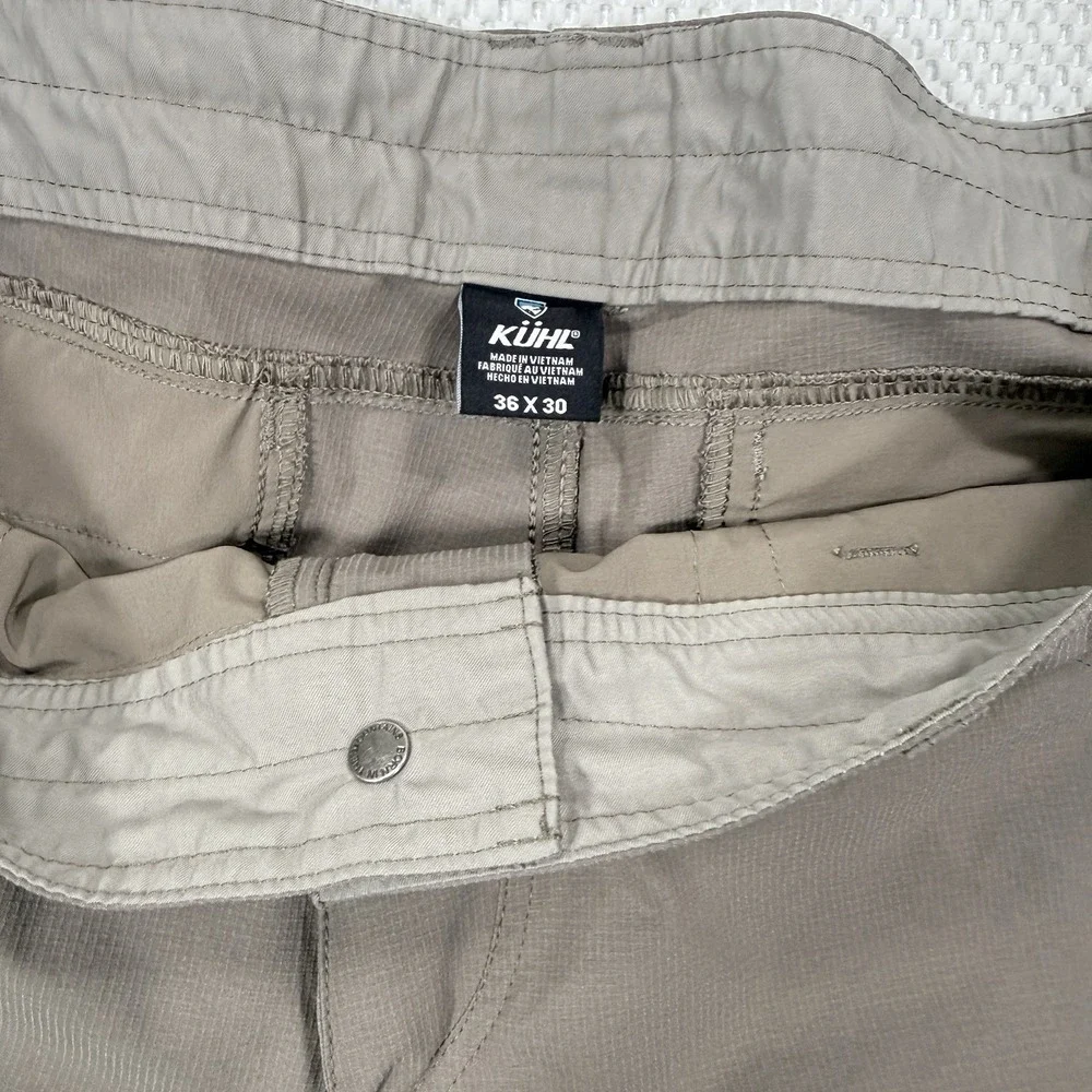 Kuhl Silencr Men's Gray Stretch Ripstop Outdoor Hiking Pants size 36x30